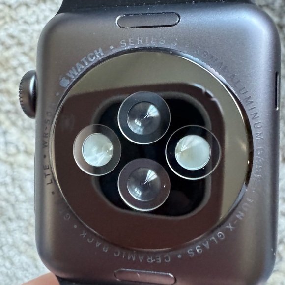Apple Watch Series 3 38mm 10N-X glass ceramic back GPS LTE WR-50M